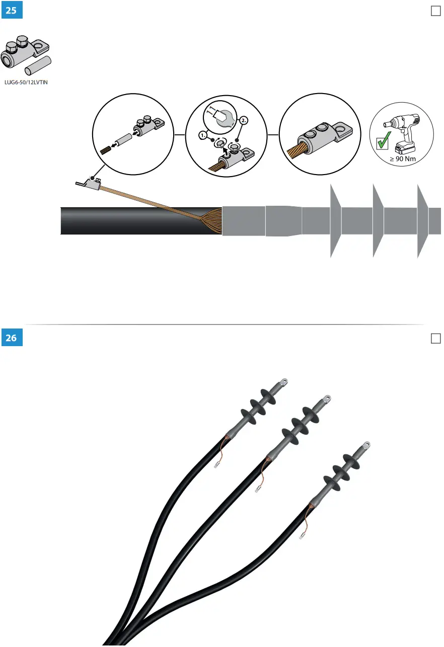 ENSTO COT1 2405L Cold Shrink Outdoor Term - FIG 23