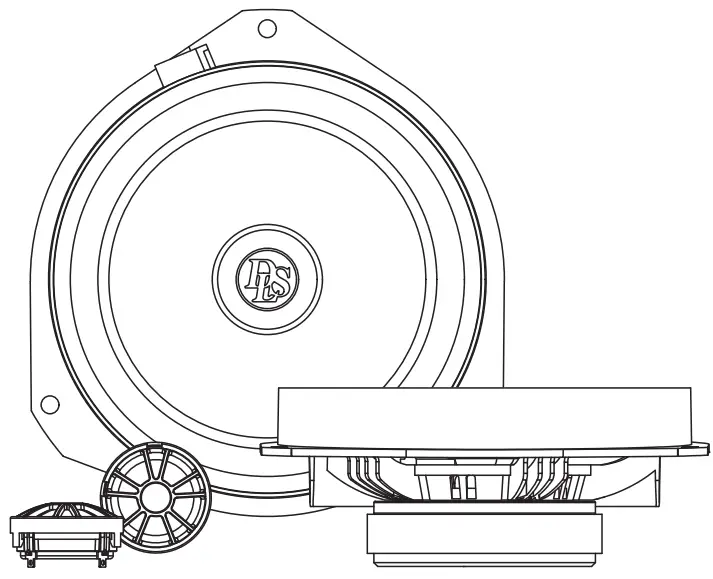 CRUISE CRPP-1.6 Car Model-Specific Speaker Set-fig1