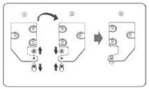 SEVERIN VKS 8816 Freestanding Refrigerator - Loosen the hinge