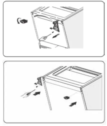 SEVERIN VKS 8816 Freestanding Refrigerator - screw