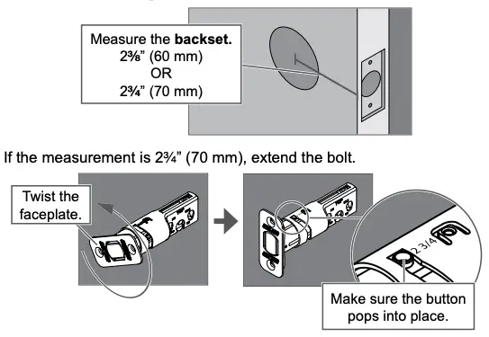 Adjust bolt length