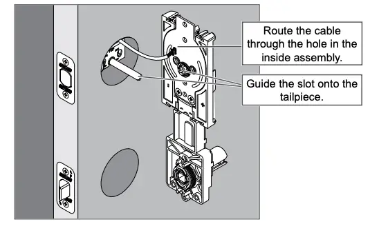 Install the inside assembly