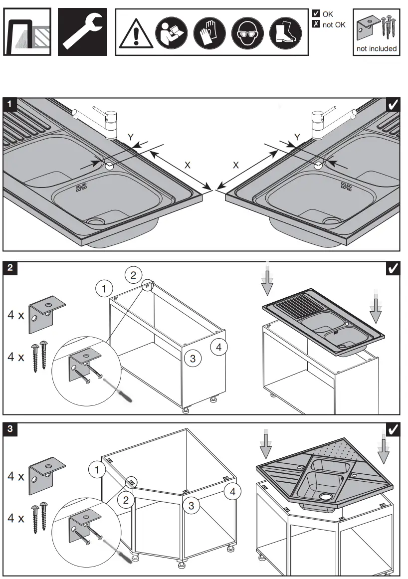 BLANCO 518219 MZ 8x5 Stainless Steel Extendable Double Sink - Fig2