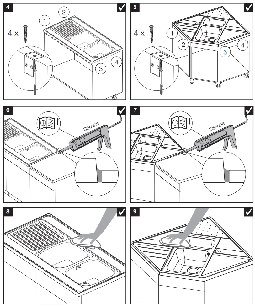 BLANCO 518219 MZ 8x5 Stainless Steel Extendable Double Sink - Fig3