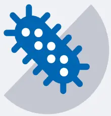 Bacterial filtration efficiency Icon