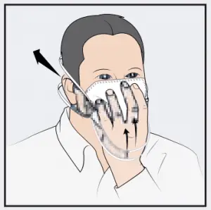 Fit instructions for N-95 particulate respirators