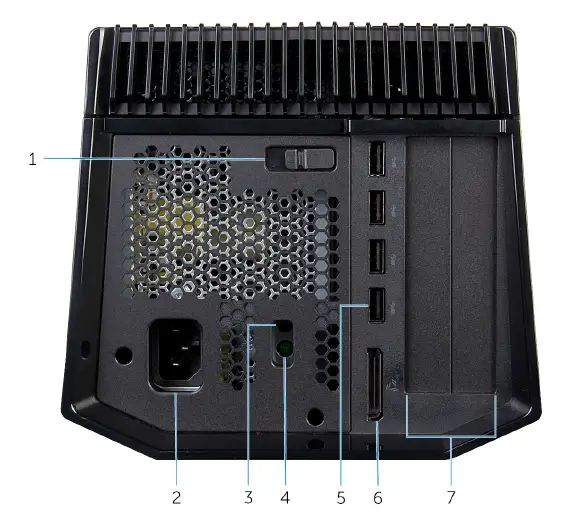 Alienware 9R7XN Graphics Amplifier Stealth black (2)