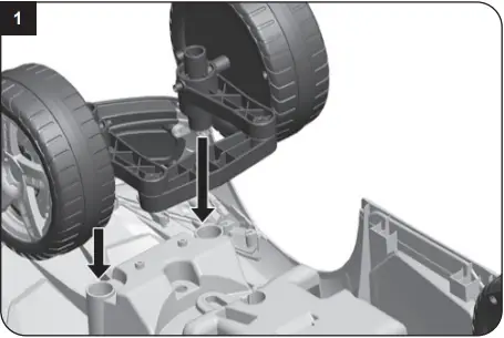 JAMARA Push Car 3in1 Lamborghini Centenario Assembly 1