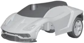 JAMARA Push Car 3in1 Lamborghini Centenario part 1