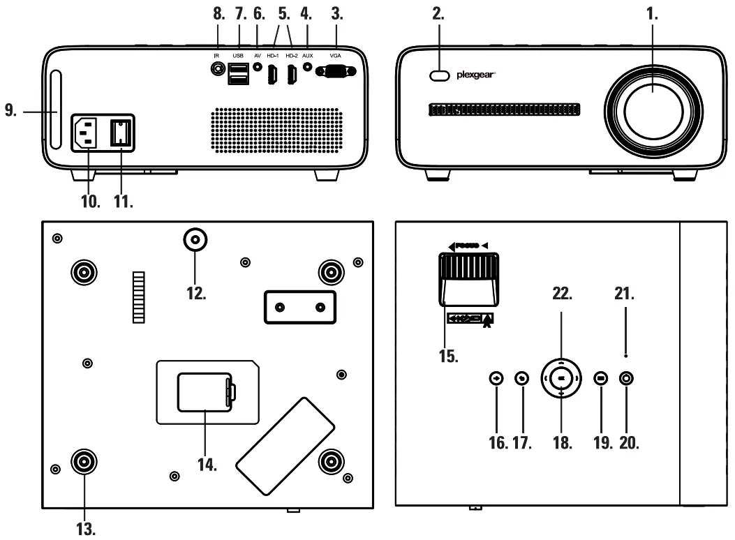Kjell 24017 Full HD Projector Overview