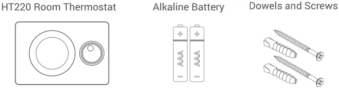 GENERAL LIFE HT220 Digital Room Thermostat - Figure 1