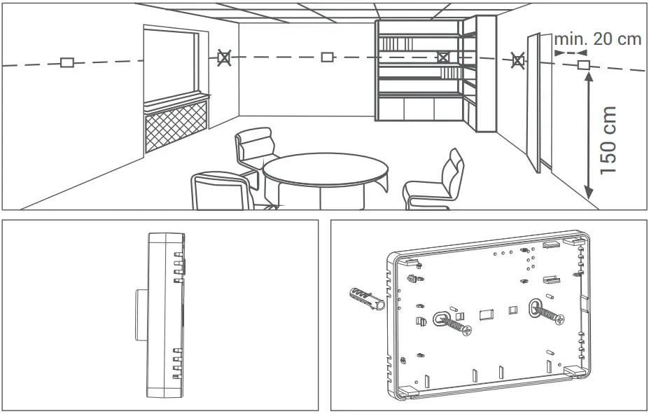 GENERAL LIFE HT220 Digital Room Thermostat - Figure 3