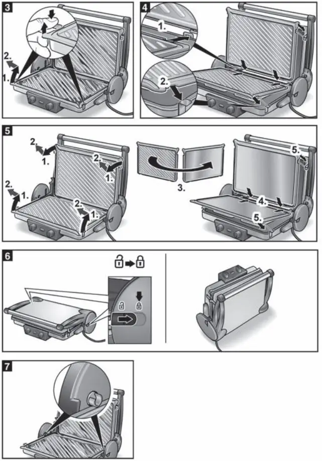 BOSCH TCG4215 Contact Grill Instruction Manual - FigBOSCH TCG4215 Contact Grill Instruction Manual - Fig 2