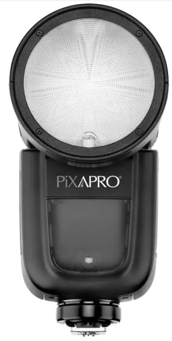 PiXAPRO GIO1 F TTL Li-Ion Round Head Camera Flash
