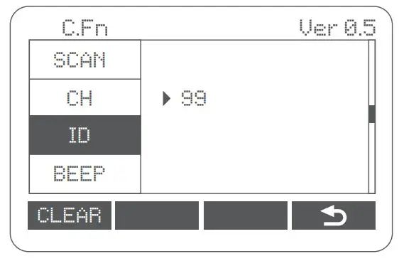 Wireless ID Settings