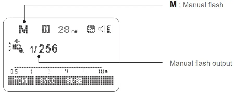 M Manual Flash