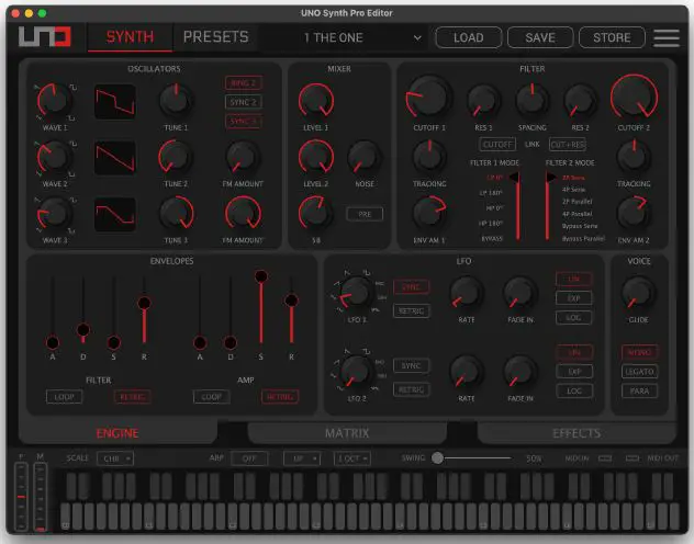 IK MULTIMEDIA UNO Synth Pro EDITOR