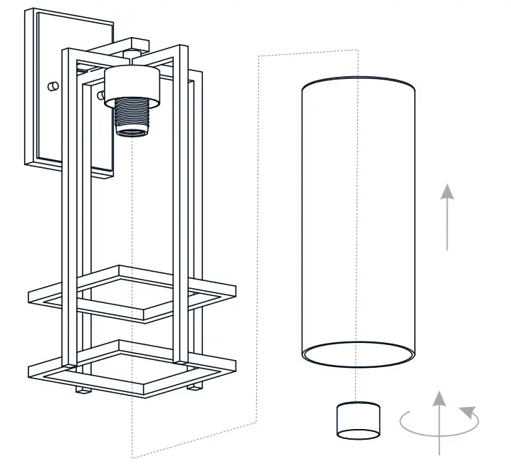 QUOIZEL DMN8407EK Damien 1 Light 17 inch Earth Black Outdoor Wall Lantern - Figure 5