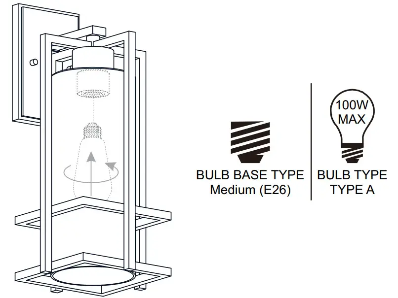QUOIZEL DMN8407EK Damien 1 Light 17 inch Earth Black Outdoor Wall Lantern - Figure 6