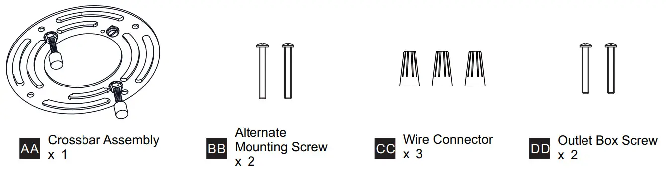 QUOIZEL DMN8407EK Damien 1 Light 17 inch Earth Black Outdoor Wall Lantern - MOUNTING