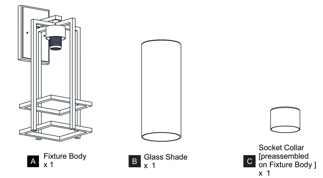 QUOIZEL DMN8407EK Damien 1 Light 17 inch Earth Black Outdoor Wall Lantern - PACKAGE