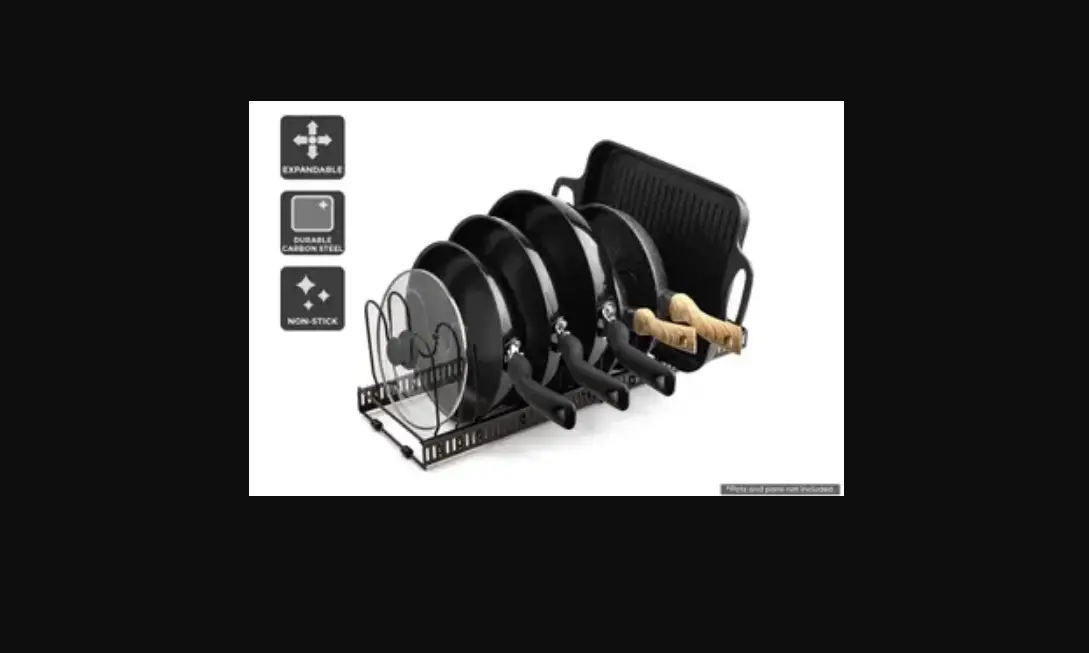 Ovela Ovexpnorgna Expandable Lid And Pan Organizer User Guide