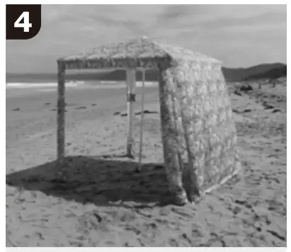 COSTWAY NP10352 Beach Cabana - 5