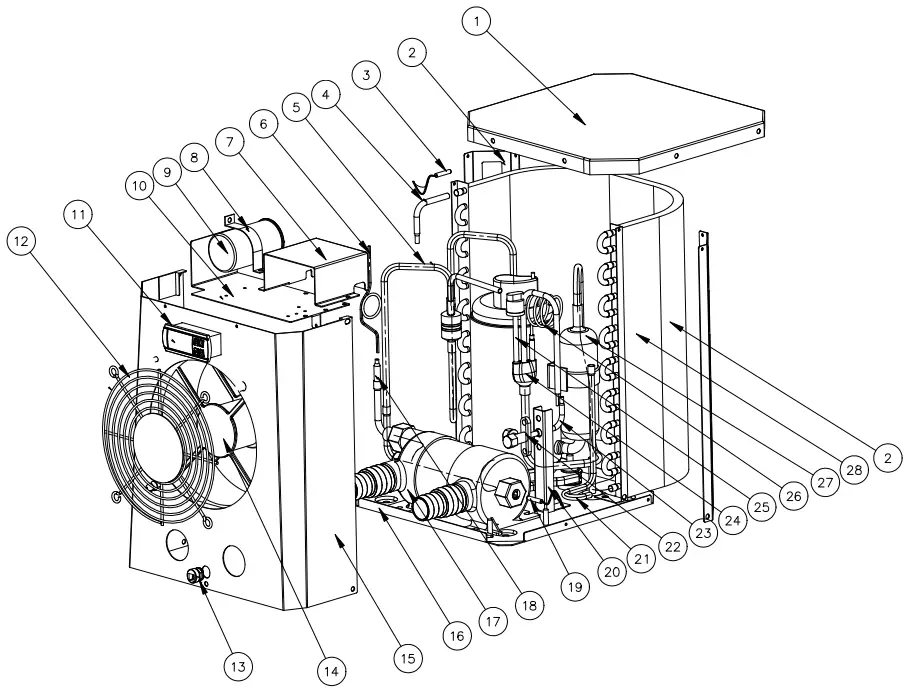 swim fun 1295 Heat Splasher Pool Heat Pump-fig10