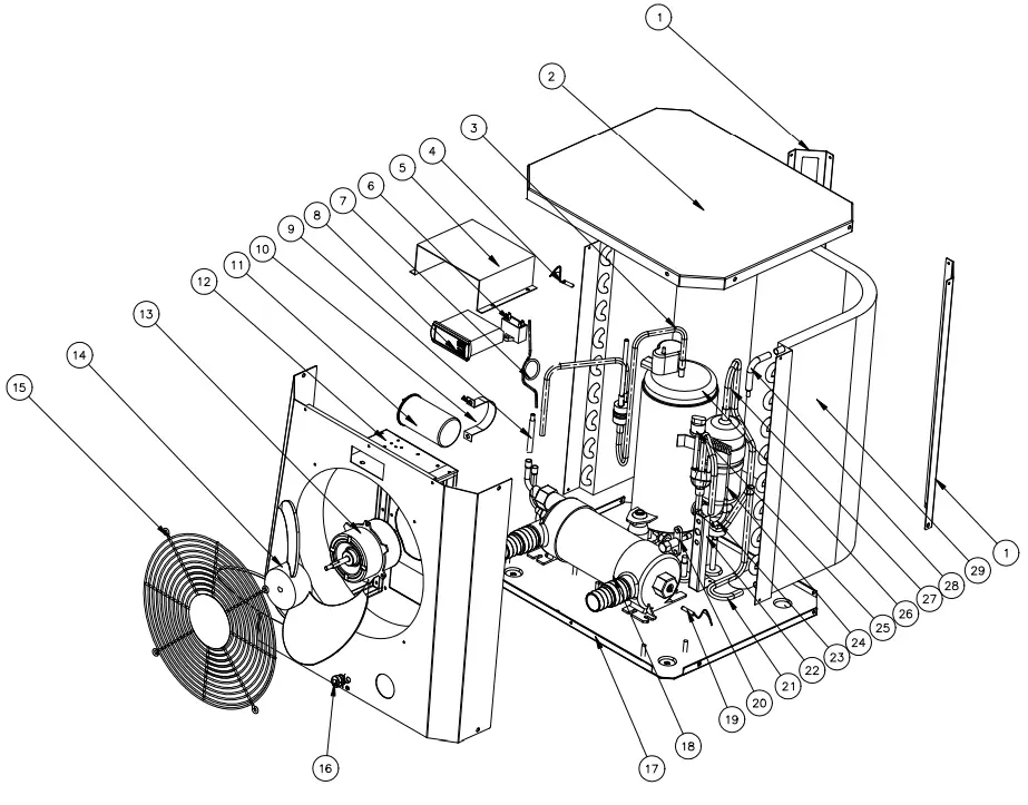 swim fun 1295 Heat Splasher Pool Heat Pump-fig11