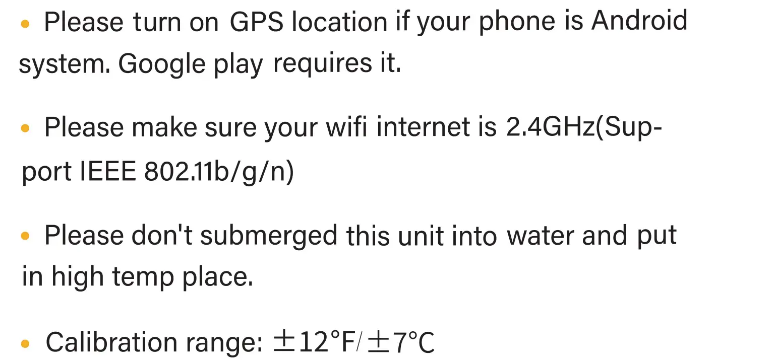 INKBIRD Thermometer IBBQ-4T - Notes