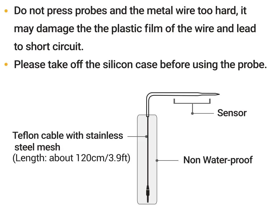INKBIRD Thermometer IBBQ-4T - Warning 2