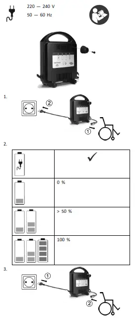 Invacare DTEC013963 OptiCharge Comet Alpine Mobility Scooter - fig