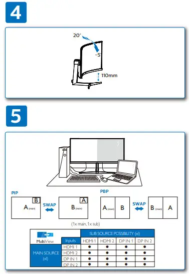 PHILIPS 345M2 Momentum Ultrawide Gaming - 7