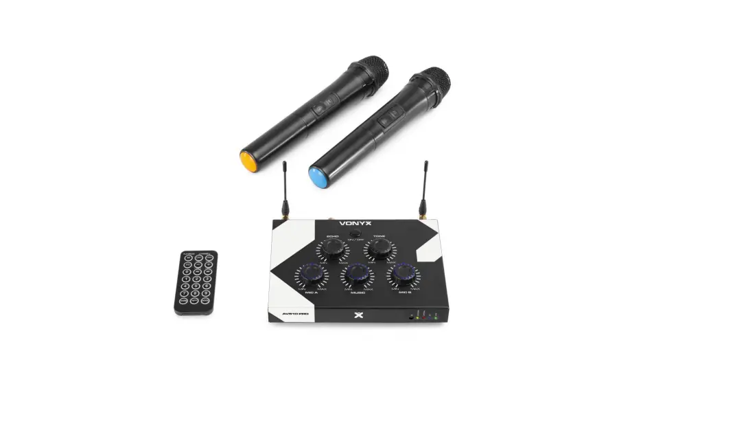 Vonyx 103.115 Av510 Optical Karaoke Contr.2uhf Bt Instruction Manual Vonyx 103.115 Av510 Optical Karaoke Contr.2uhf Bt Instruction Manual
