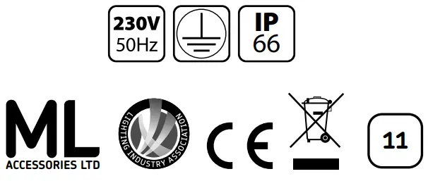 Knightsbridge OP7NOP9N IP66 13A 1 Gang DP Switched Socket - MULTIICON
