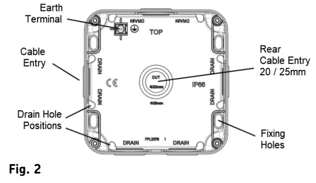 Knightsbridge OP7NOP9N IP66 13A 1 Gang DP Switched Socket - OVERVIEW