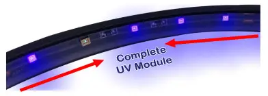 PIONEER IKT-UVL32UL-AG UVC Bacterial Disinfection Kit for Mini-Split Systems - bushing