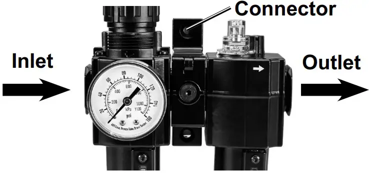 MERLIN 58184 UPC 3 8 Inch NPT(F) Filter Regulator Lubricator - Figure 1