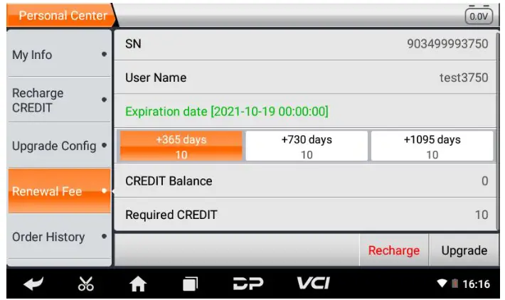 OBDSTAR MS50 Motorcycle Diagnostic Scanner - 20