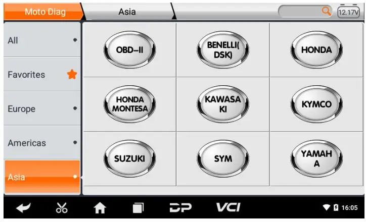 OBDSTAR MS50 Motorcycle Diagnostic Scanner - 25