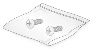 NETGEAR SXS80 Wall-mount the Orbi Pro - Screws