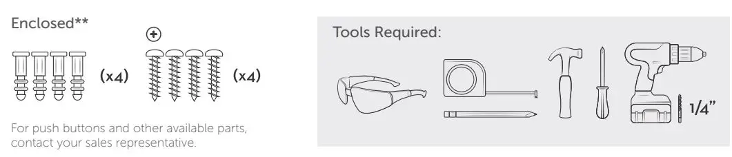 Kimberly-Clark Standard Roll Toilet Paper Dispenser User Guide - Tools Required