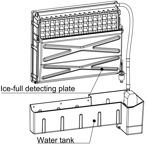 KoolMore KM-CIM-400 25 Inch Stainless Steel Commercial Ice Maker - Fig 14