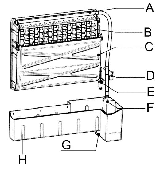 KoolMore KM-CIM-400 25 Inch Stainless Steel Commercial Ice Maker - Fig 4