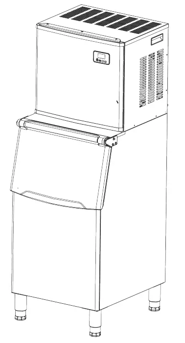 KoolMore KM-CIM-400 25 Inch Stainless Steel Commercial Ice Maker