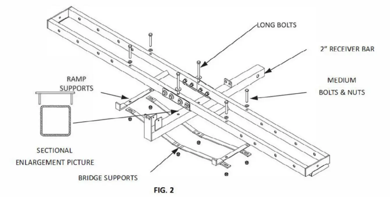 BLACK WIDOW MCC-300 Steel Sport Bike Carrier - Figure 12