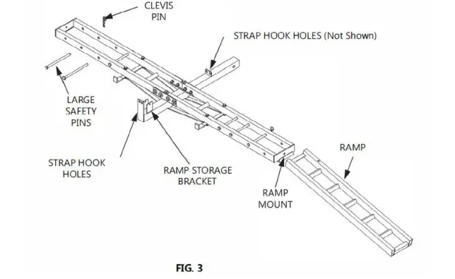 BLACK WIDOW MCC-300 Steel Sport Bike Carrier - Figure 16