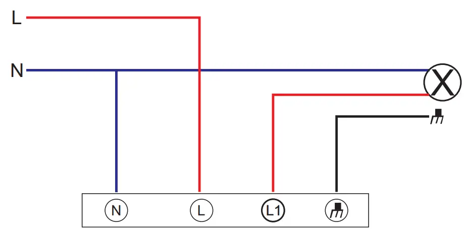 Qiaohua Industries SP-N01NL WiFi Light Switch - Wire Connection