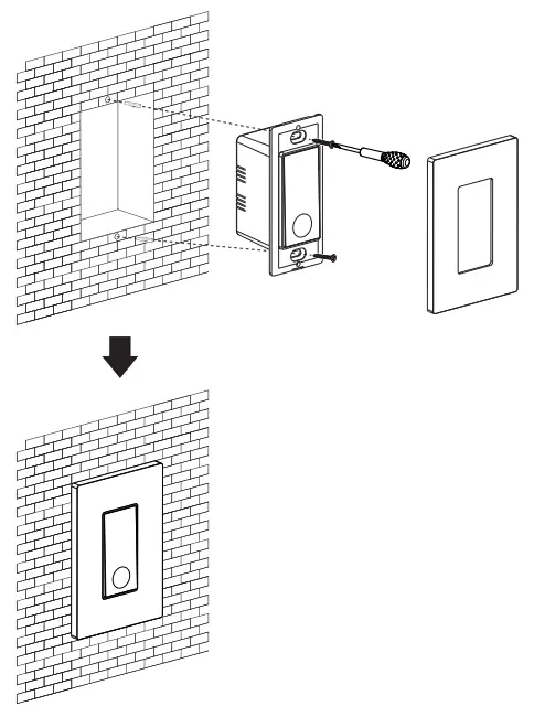 Qiaohua Industries SP-N01NL WiFi Light Switch - Wire Connection1