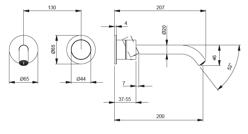 WINNINGS Y111B-About-Water-AA-27-Wall-Mount-Basin-Mixer-FIG- (2)